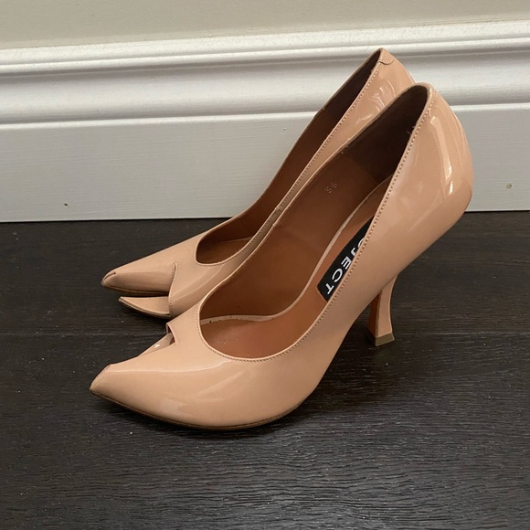 Y/Project fall 2018 nude patent dahlia lobster heels sandals stilettos pumps 36 - Picture 2 of 8